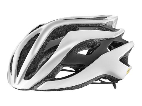 Giant Giant Rev MIPS Helm weiß glänzend/schwarz matt 51 - 55 cm