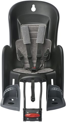 Polisport POLISPORT Bilby QST Kindersitz - Rahmenmontage - schwarz/dunkelgrau