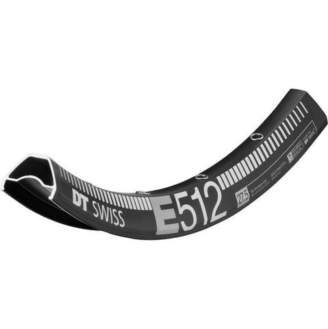 DT Swiss DTSwiss DT Swiss Felge E 512 27,5" 28 Loch Schwarz - robuste Enduro-Felge für anspruchsvolle Trails