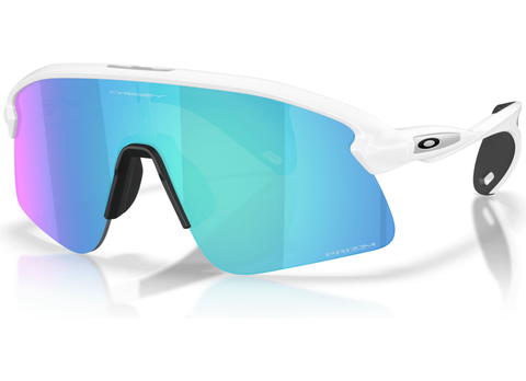 Oakley Oakley Stunt Devil S Prizm Fietsbril Wit Prizm Sapphire