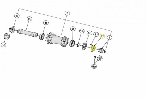 Fsa FSA P.R.A. Einstellring für MTB-Naben U1103 Schwarz - präzise Nabeneinstellung