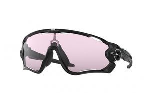 Oakley OAKLEY Jawbreaker Fietsbril Polished Zwart Prizm Low Light Lens