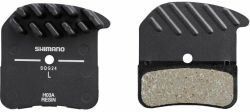 Shimano Shimano Scheibenbremsbeläge H03A Resin Typ H mit Kühlrippen - grau - Größe 1 Paar