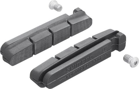 Shimano Shimano R55C+1 Bremsbelag für Cartridge Bremsschuh 2 Paar