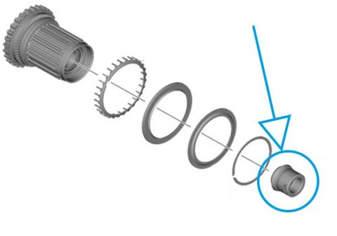 Shimano SHIMANO Abdeckkappe für WH-R9270 HR - passend für Dura-Ace Rennrad-Laufräder