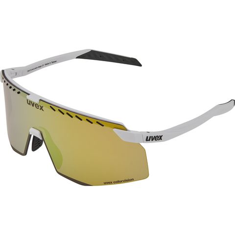 Uvex uvex pace stage CV Sportbrille white matt yummy yellow