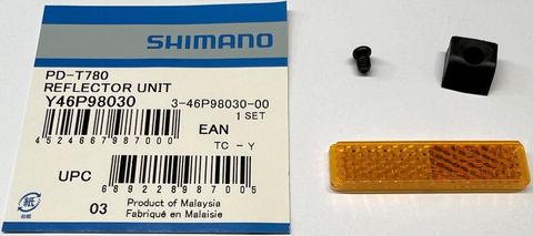 Shimano SHIMANO Reflektorsatz PD-T780 - Ersatzreflektoren für PD-T780 Pedale, ca. 7 g