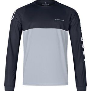 Endura ENDURA Core Printed MTB Fietsshirt Lange Mouwen Zwart/Grijs Heren
