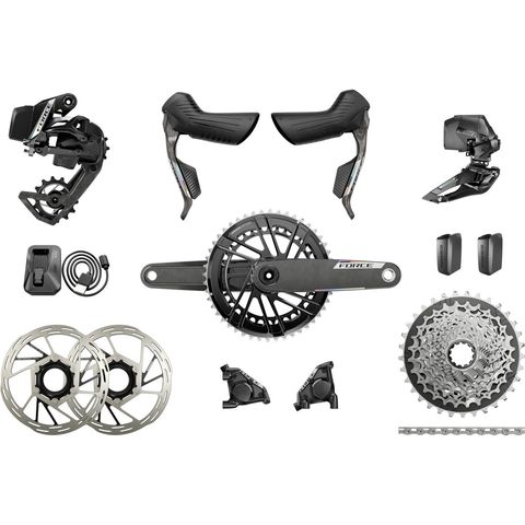 Sram SRAM Force E1 AXS HRD FM Gruppe 2x12-fach 33-46 black 10-28 160,0 mm Anlöt ohne