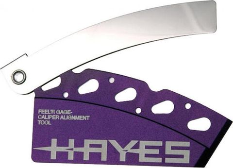 Hayes Hayes Werkzeug Bremssattel Feel'r Gauge Purple - präzises Ausrichten
