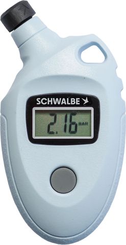 Schwalbe Schwalbe Airmax Pro Air Luftdruckprüfer - Weiß - Größe bis 11 Bar / 160 PSI