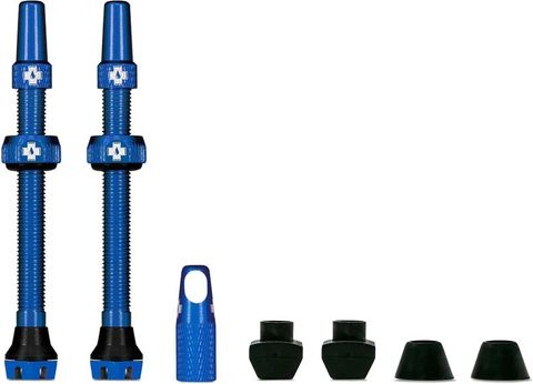 Muc Off Muc-Off Tubeless Valve Kit V2 Universal for MTB & Road - Blue - Größe 44 mm