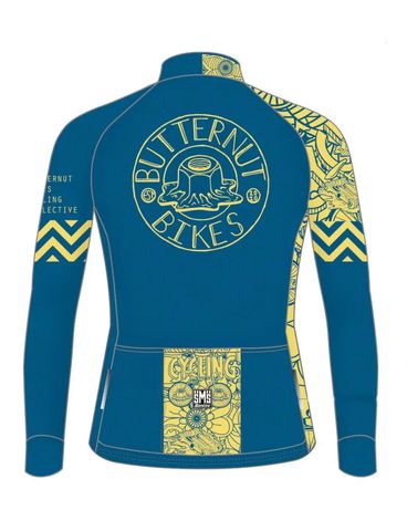 Santini Santini Virtus Termal Kışlık Kadın Bisiklet Forması Butternut Bikes 9C216175VIRT - MAVİ / XS