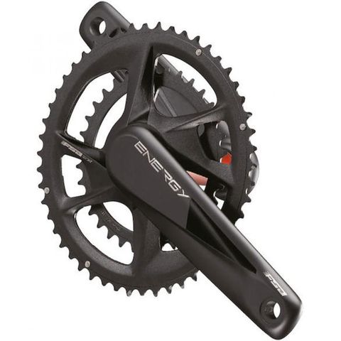 Fsa FSA Kurbelgarnitur Energy Modular BB386Evo 2x 172,5 mm Schwarz - vielseitige Performance für Straße & Gravel