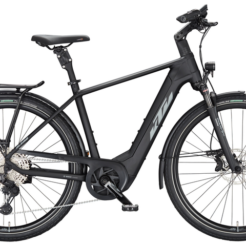 Ktm KTM MACINA STYLE 720 Diamant 750 zwart mat (grijs+groen) H 46cm