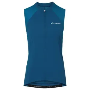 VAUDE VAUDE Matera FZ Tricot Fietsshirt Zonder Mouwen Blauw Dames