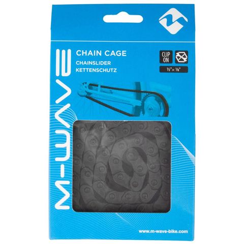 M-wave MWave M-Wave Ketten- und Hosenschutz Chain Cage schwarz, für 1/2"x1/8" Ketten