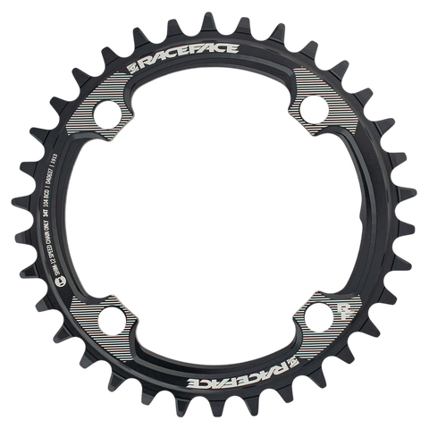 Race Face Race Face Narrow Wide kettingblad 104BCD 4-gaats Shimano 12-speed black 32 Zähne